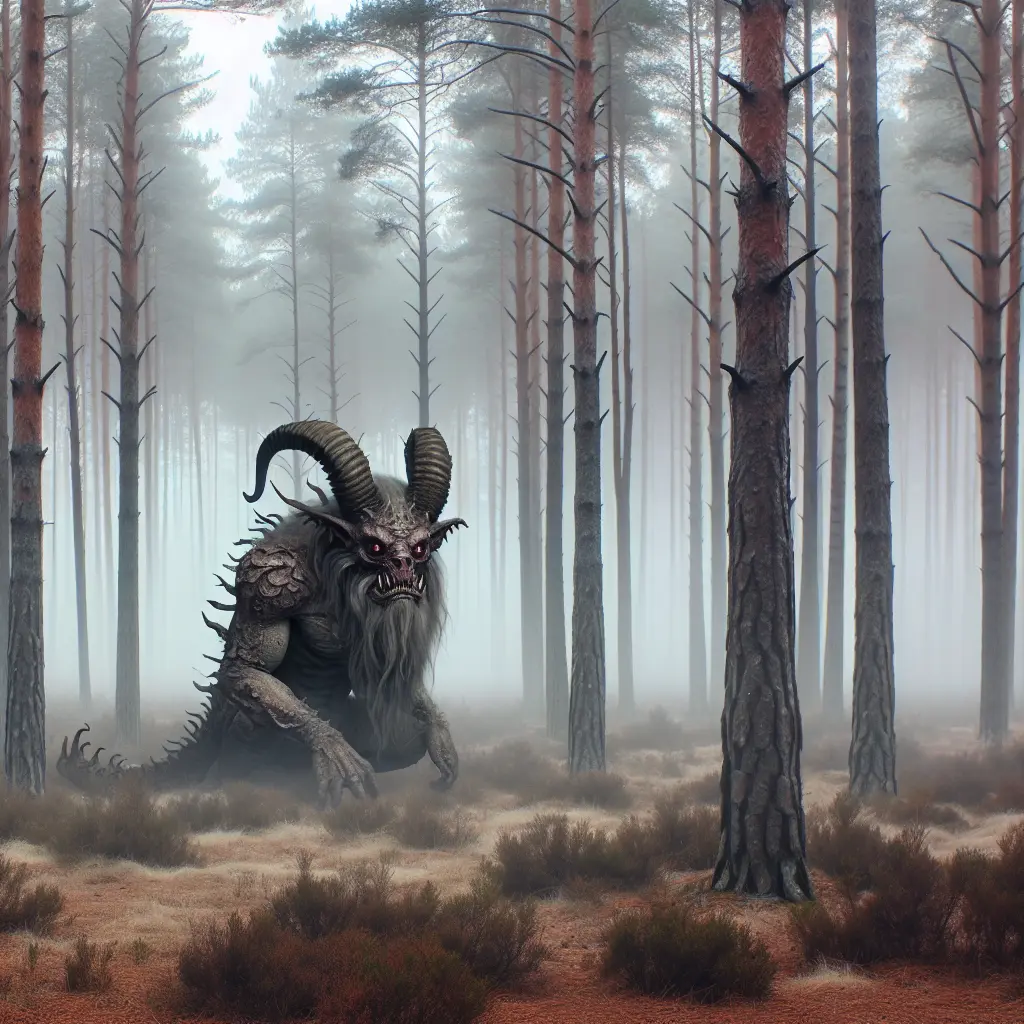 Representation of El misterio del Diablo de Jersey en los Pine Barrens