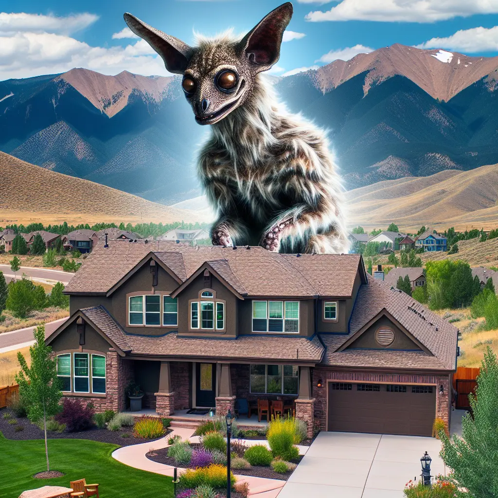 Representation of Criatura misteriosa que se asemeja al Chupacabra avistada en la casa de una mujer de Colorado